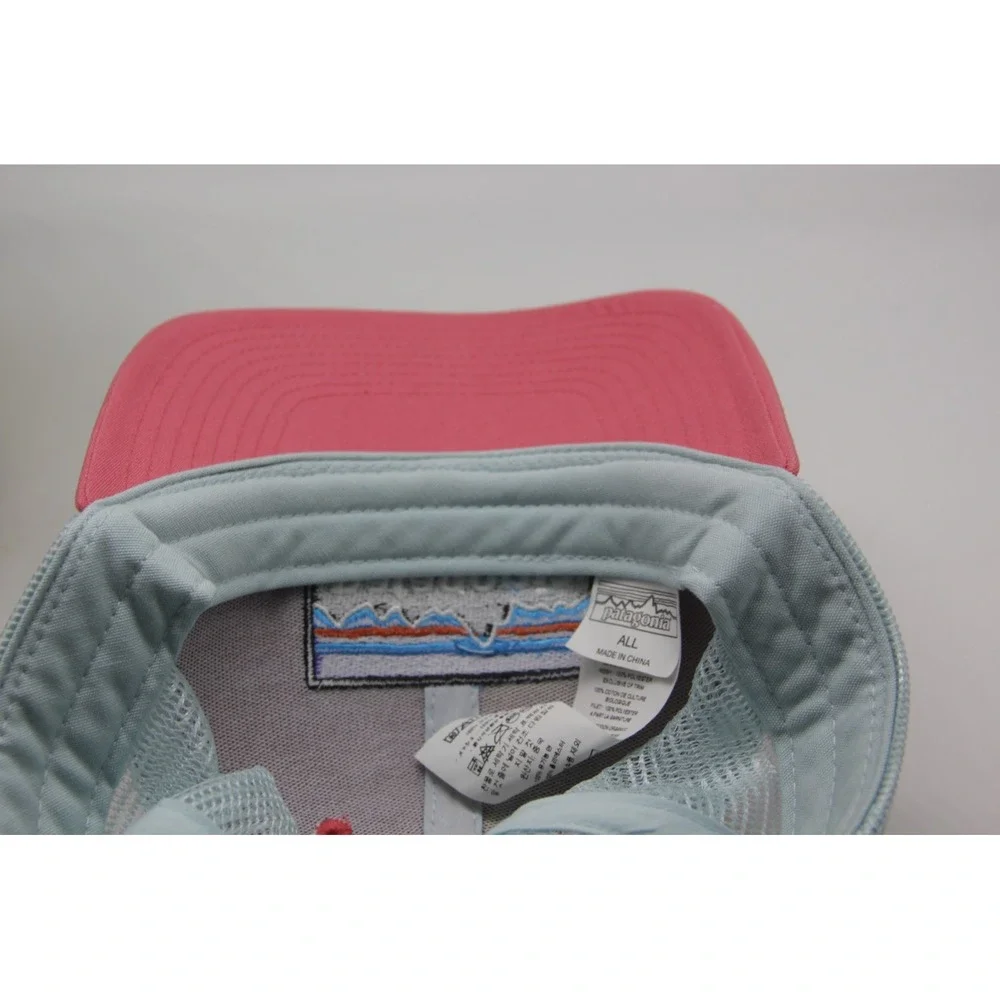 Patagonia Trucker Hat Women One Size OSFM Pink Mesh Snapback Logo Cap GOPCORE